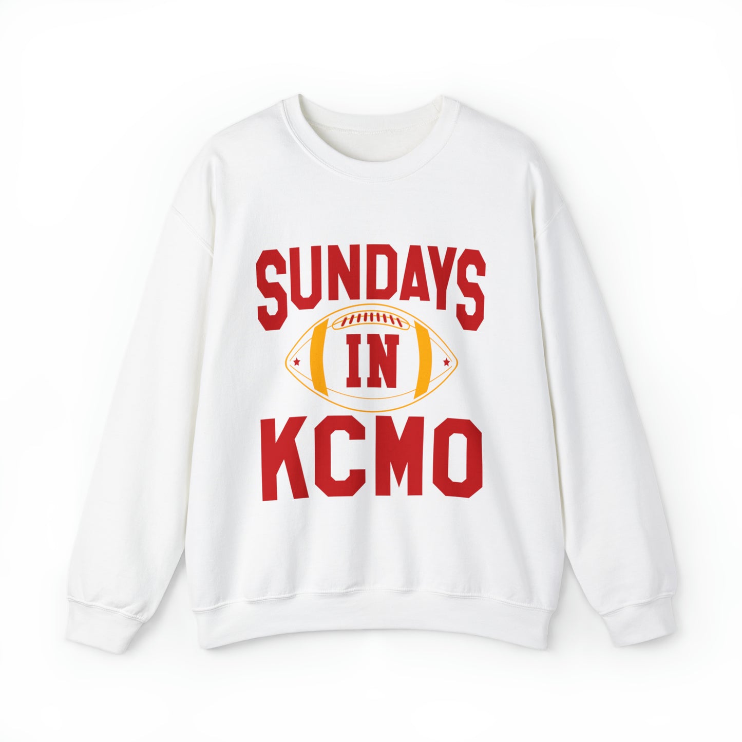 Sundays In Kansas City Crewneck Football Sweatshirt