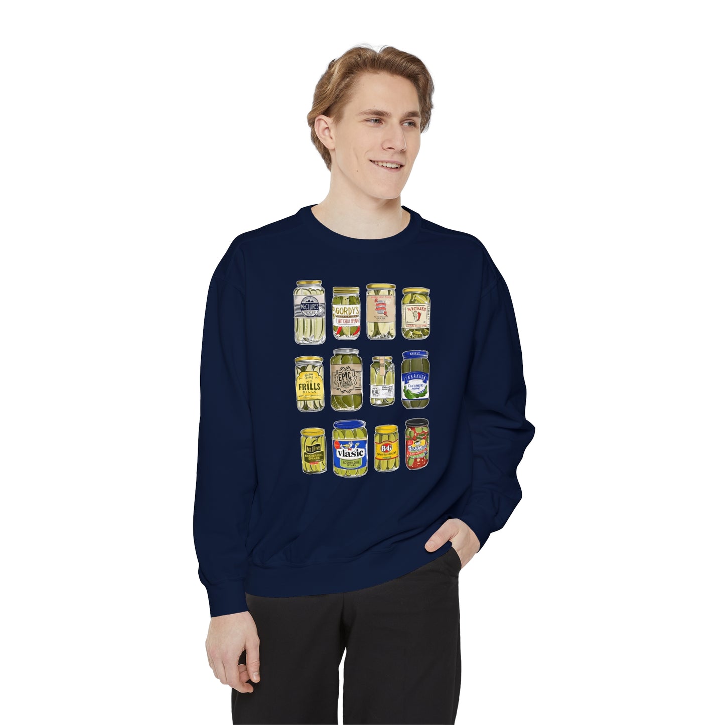 Vintage Pickle Jar Sweatshirt (Comfort Colors)