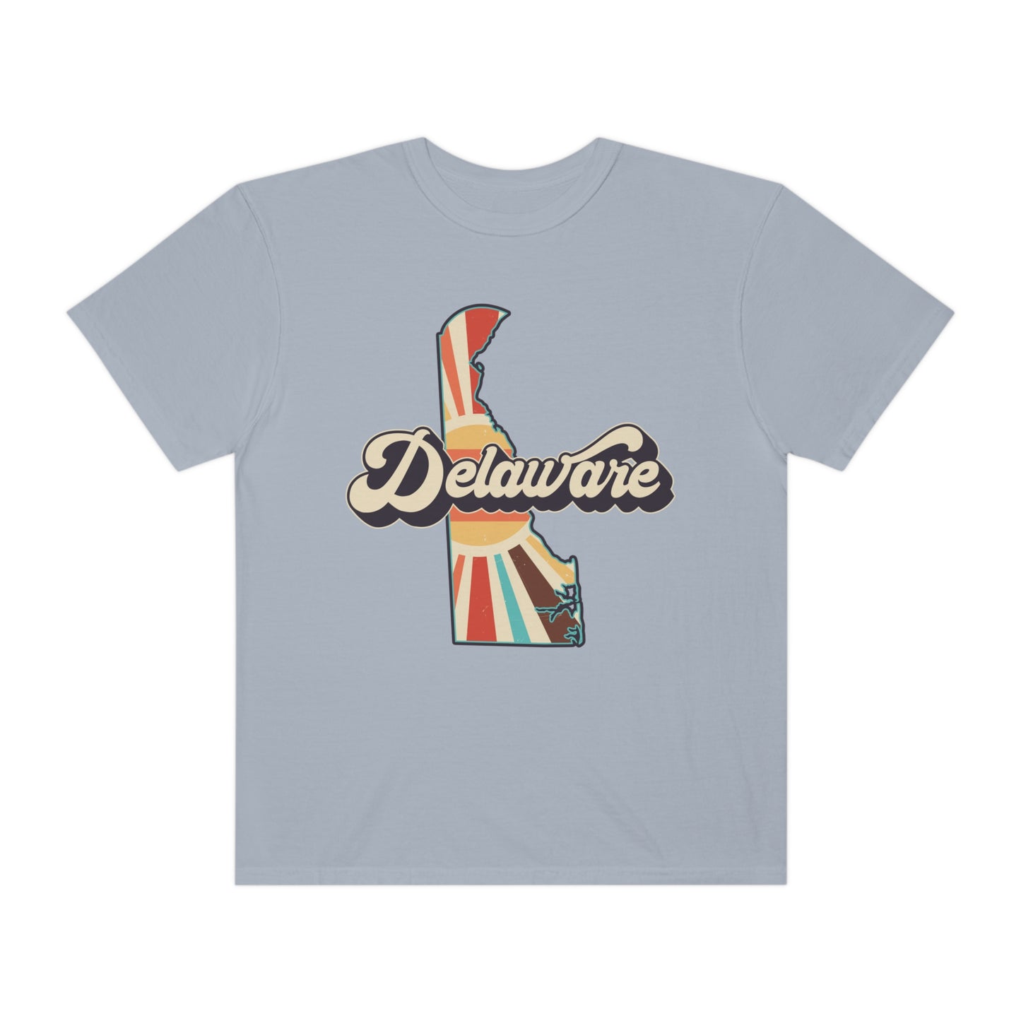 Retro Boho Delaware T Shirt (Comfort Colors)