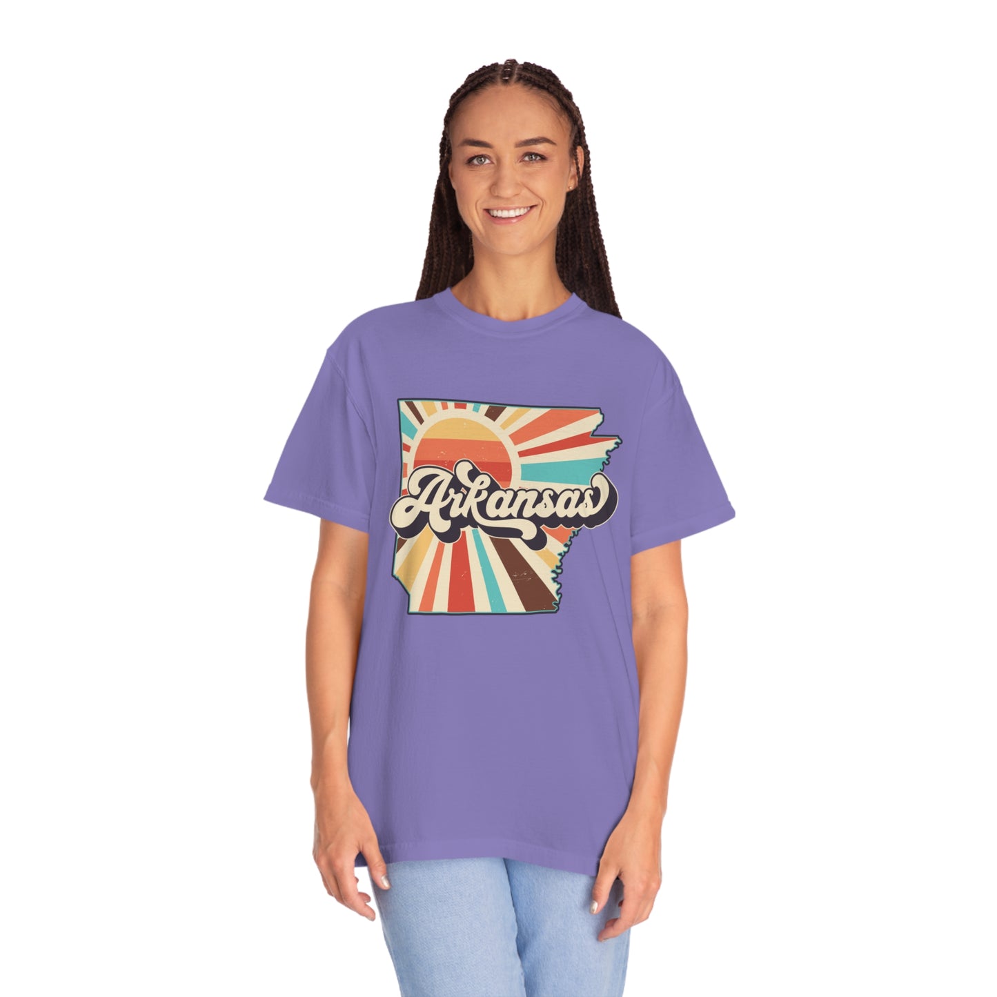 Retro Boho Arkansas T Shirt (Comfort Colors)