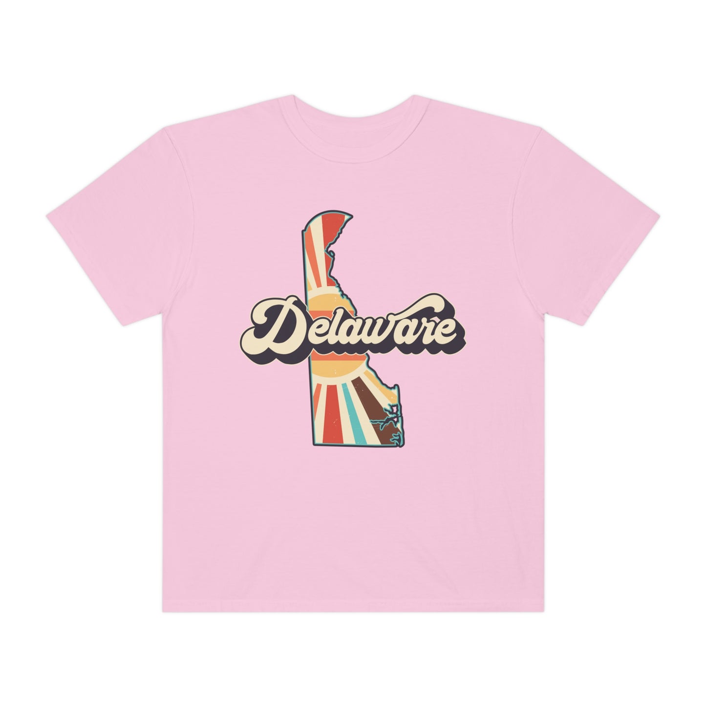 Retro Boho Delaware T Shirt (Comfort Colors)