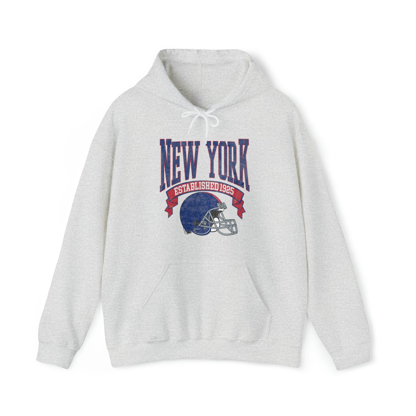 Vintage New York Football Hooded Sweatshirt