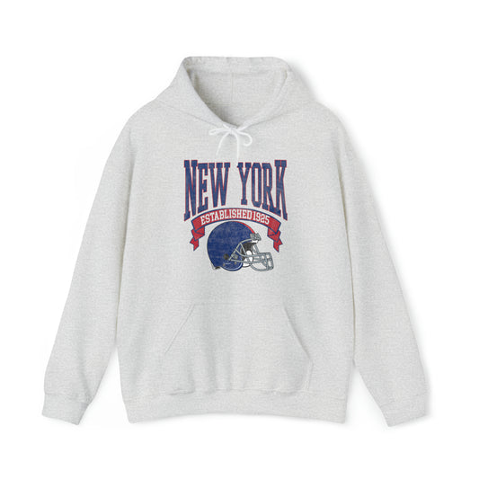 Vintage New York Football Hooded Sweatshirt