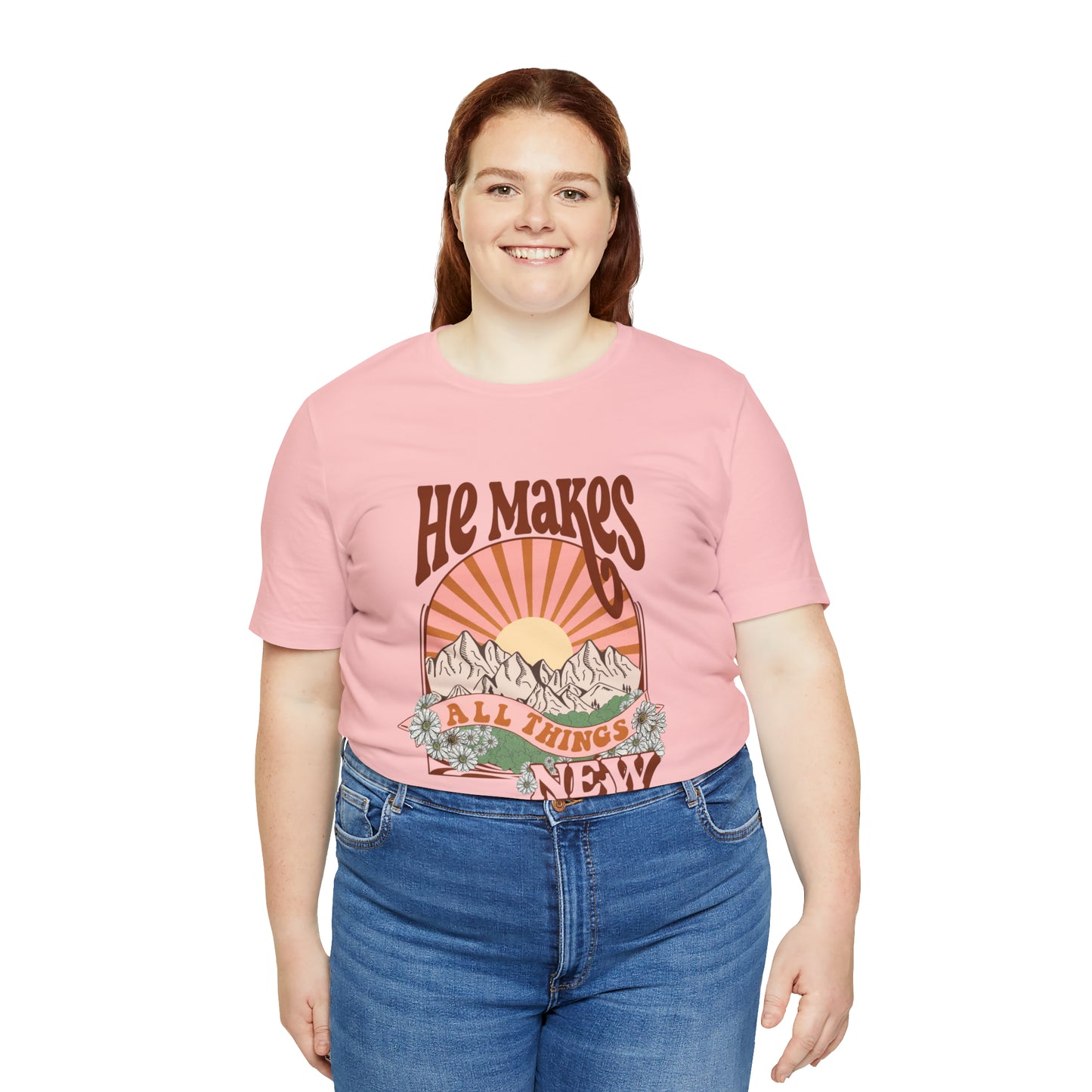 He Makes All Things New Boho Style T Shirt