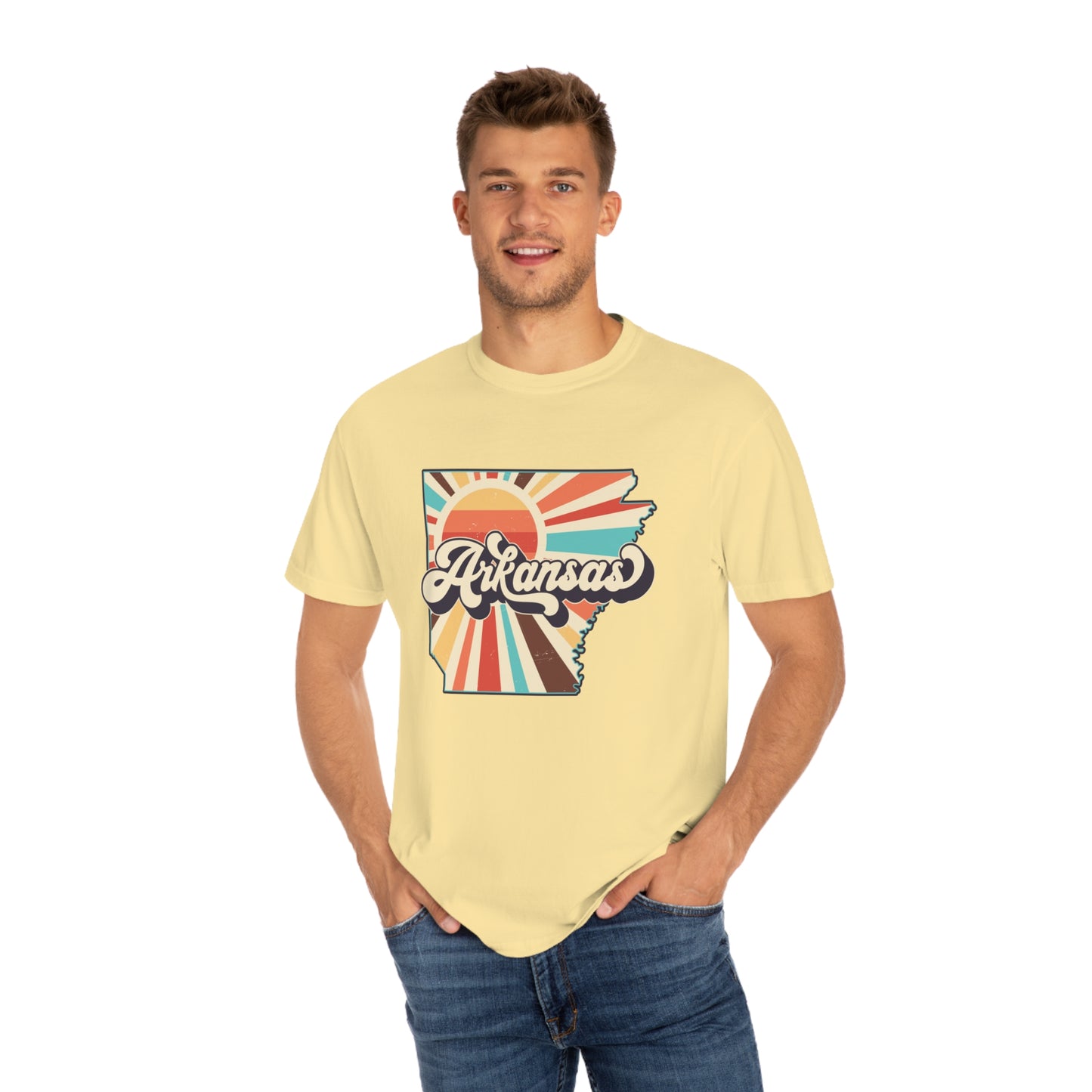 Retro Boho Arkansas T Shirt (Comfort Colors)