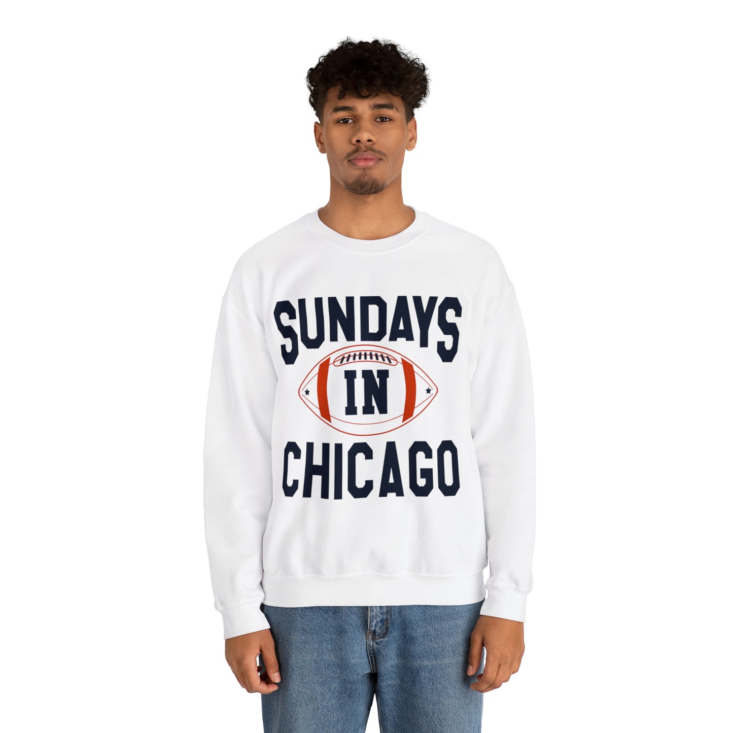 Sundays in Chicago Football Sweatshirt