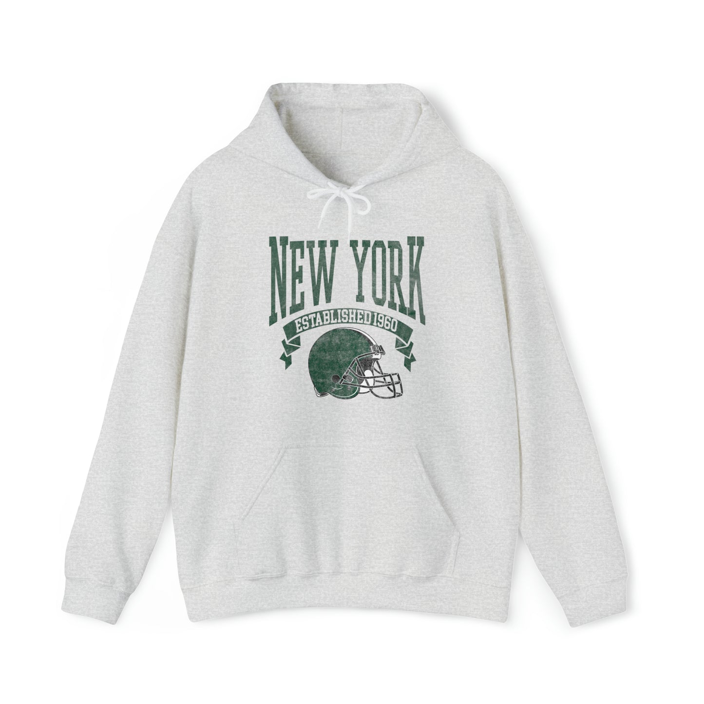 Vintage New York Football Hooded Sweatshirt