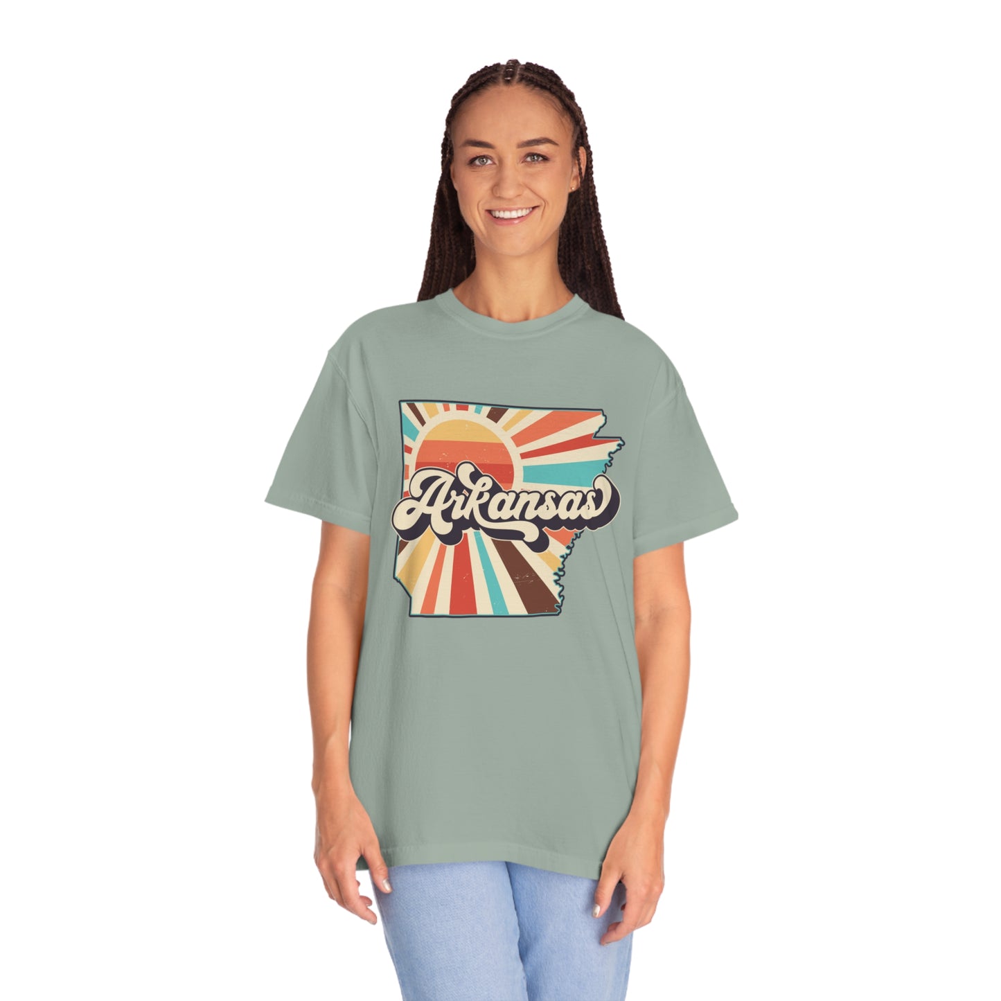 Retro Boho Arkansas T Shirt (Comfort Colors)