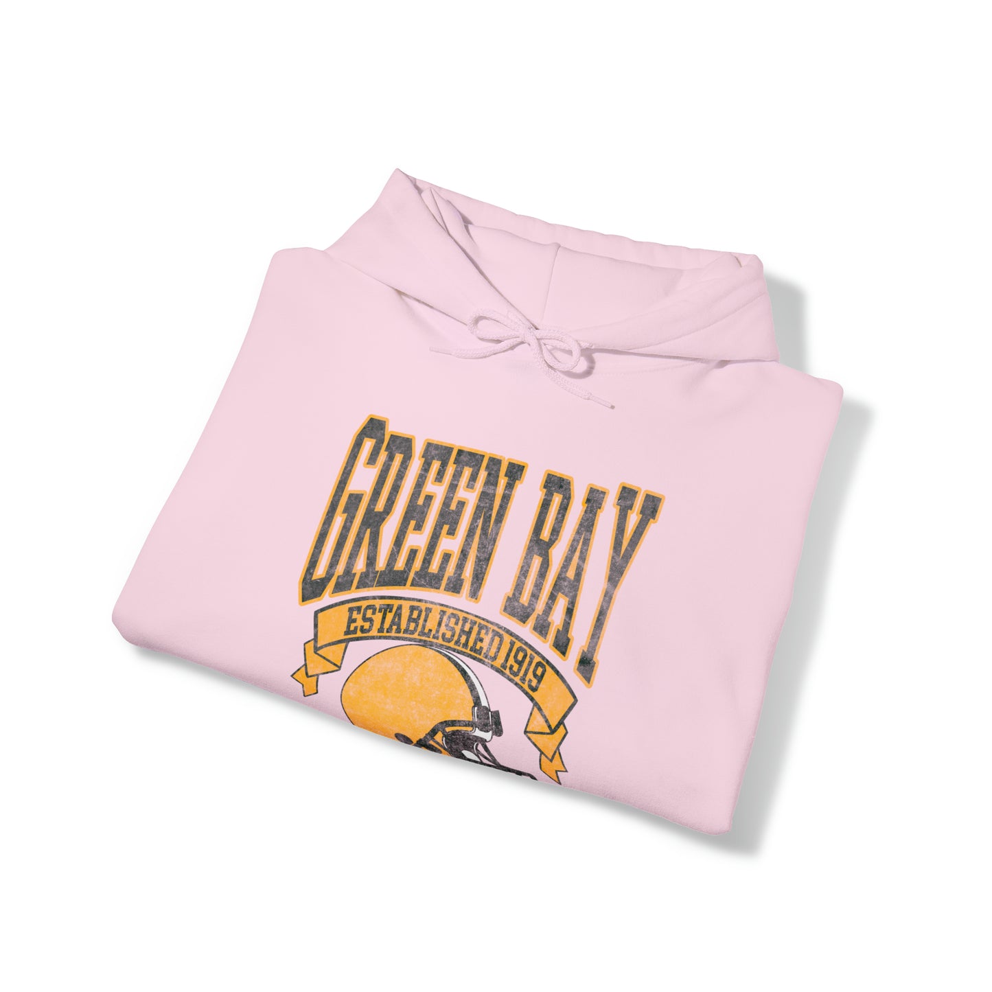 Vintage Green Bay Football Hooded Sweatshirt