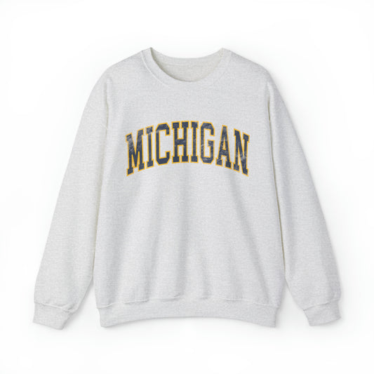 Michigan College Varsity Sweatshirt