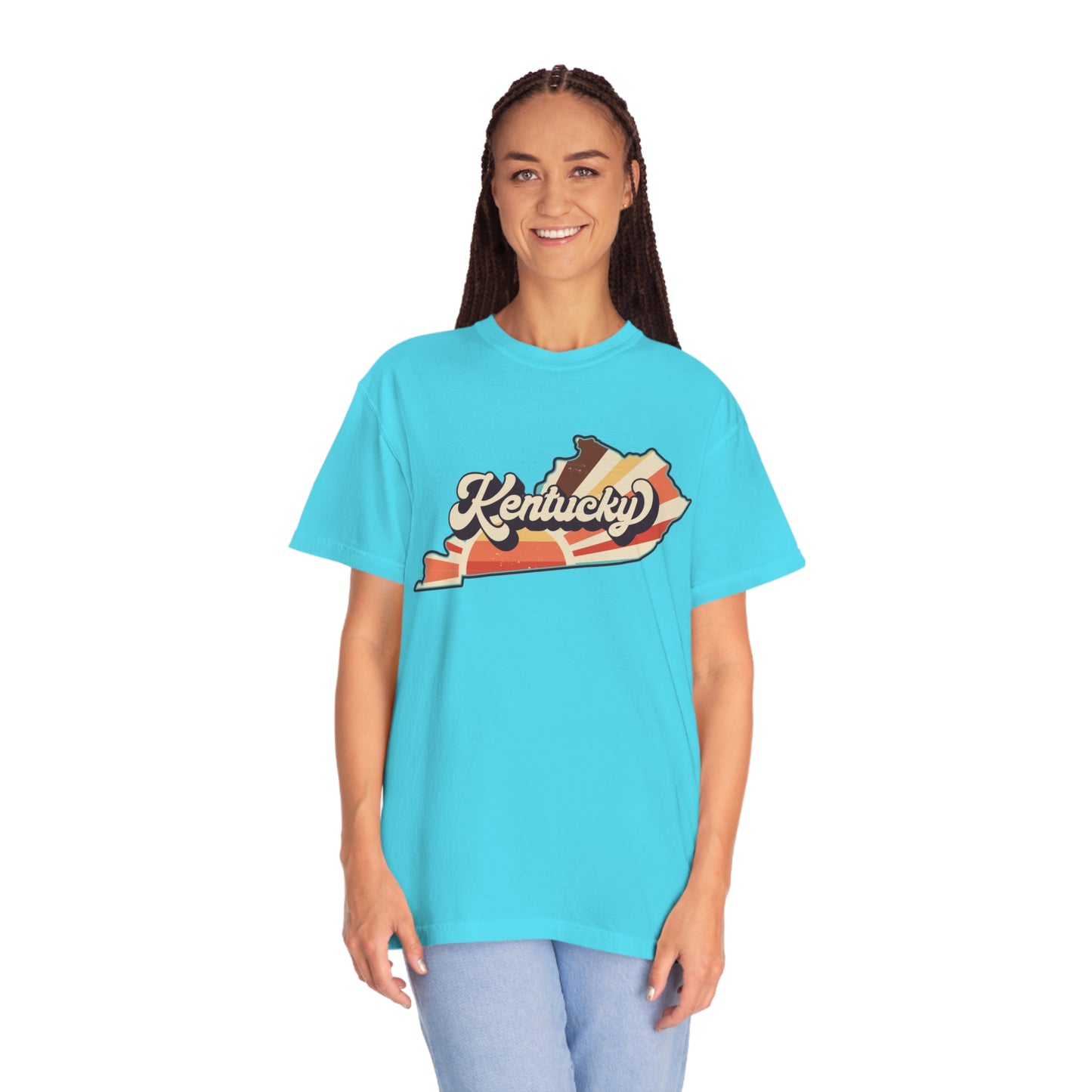 Retro Boho Kentucky T Shirt (Comfort Colors)