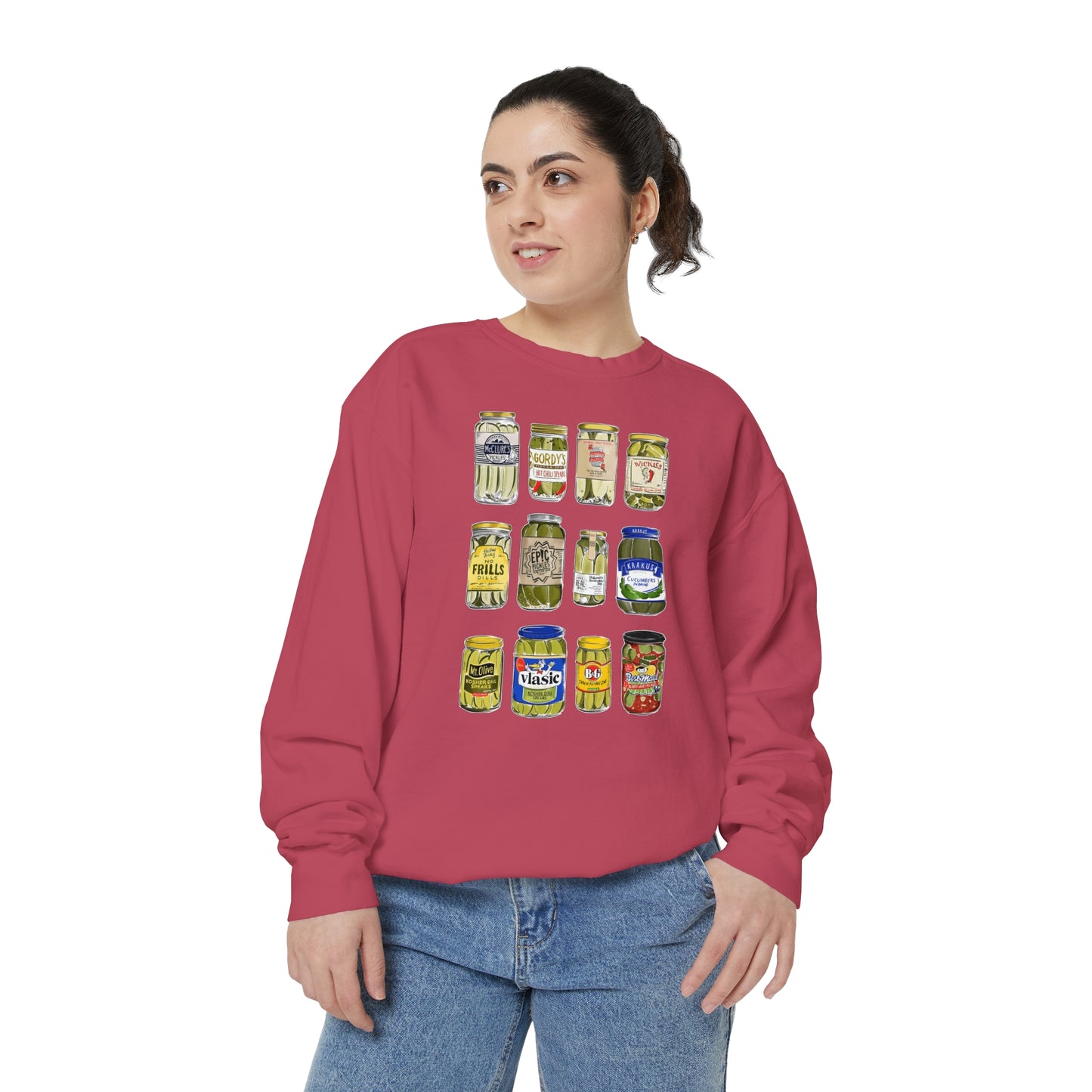 Vintage Pickle Jar Sweatshirt (Comfort Colors)