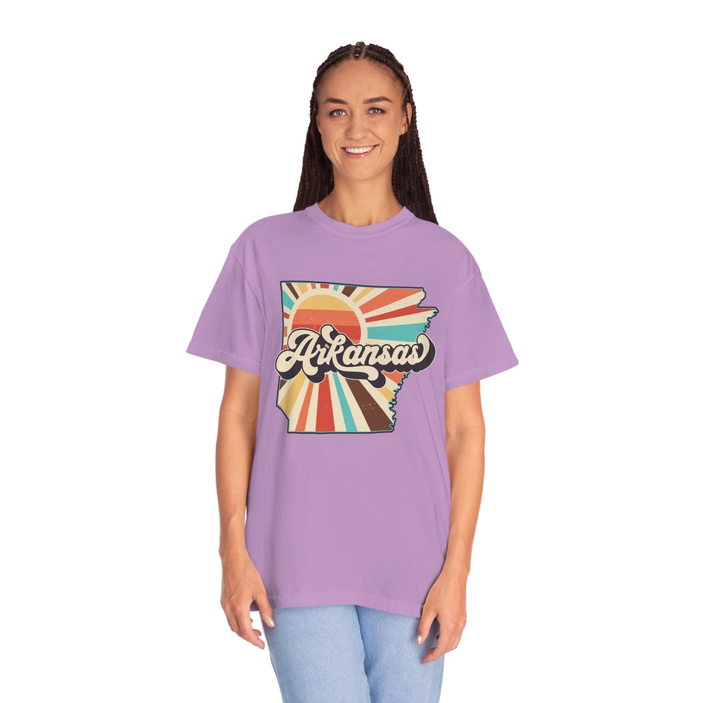 Retro Boho Arkansas T Shirt (Comfort Colors)