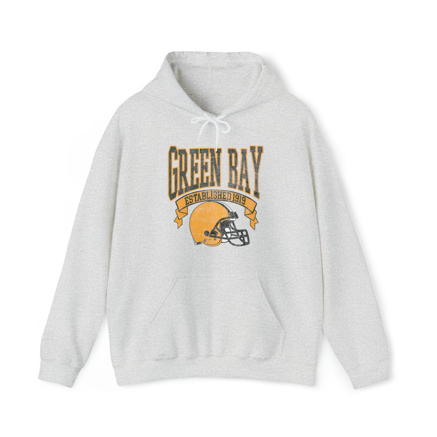 Vintage Green Bay Football Hooded Sweatshirt