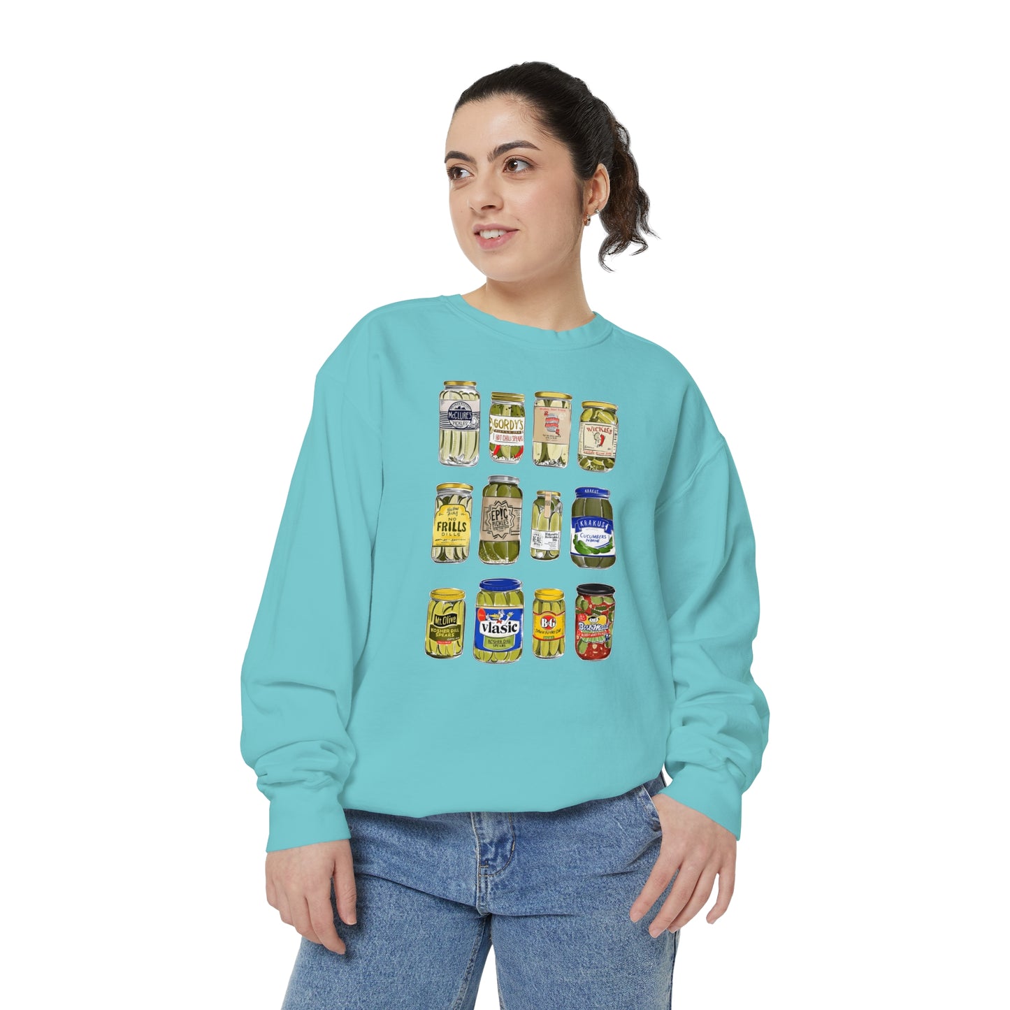 Vintage Pickle Jar Sweatshirt (Comfort Colors)