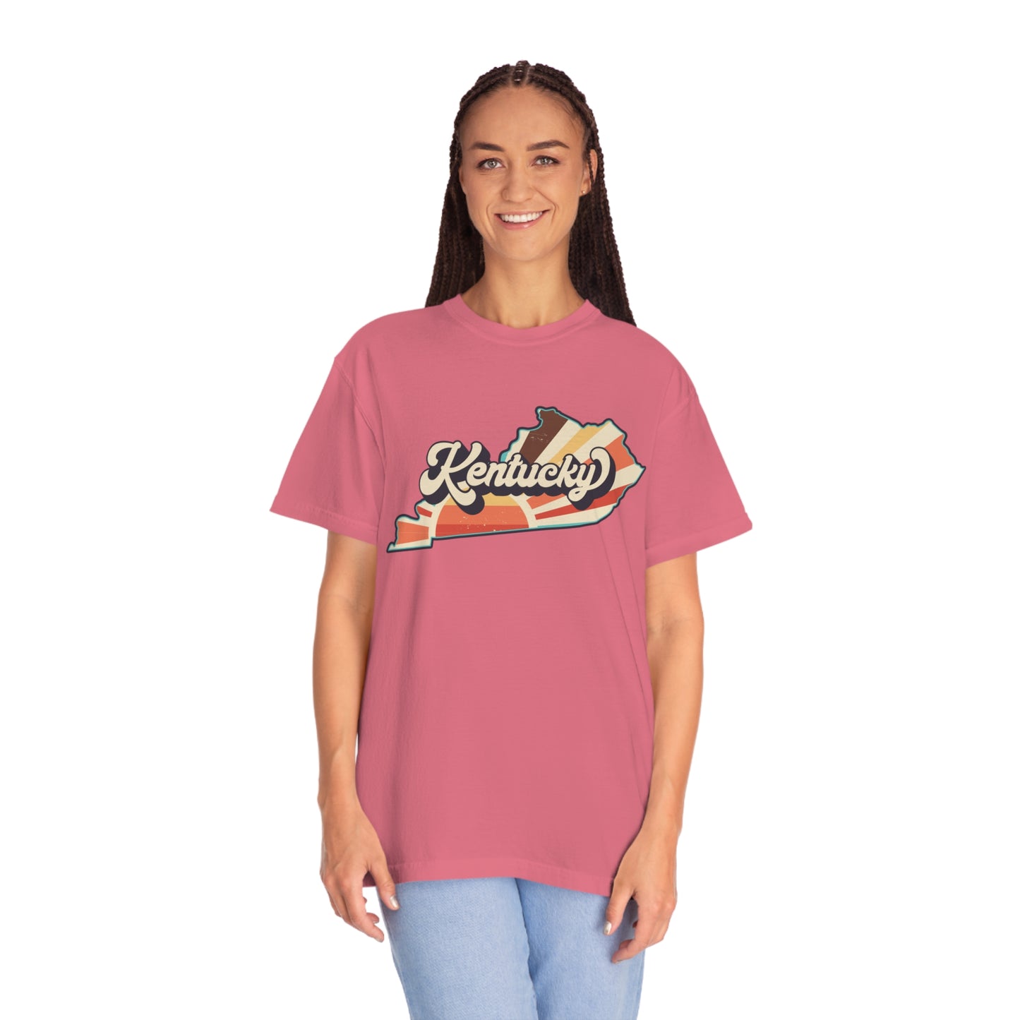 Retro Boho Kentucky T Shirt (Comfort Colors)