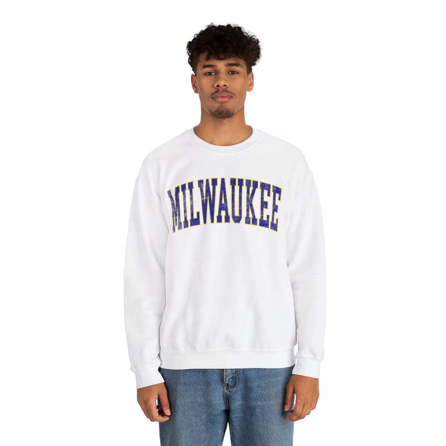 Vintage Collegiate Milwaukee Baseball Sweatshirt