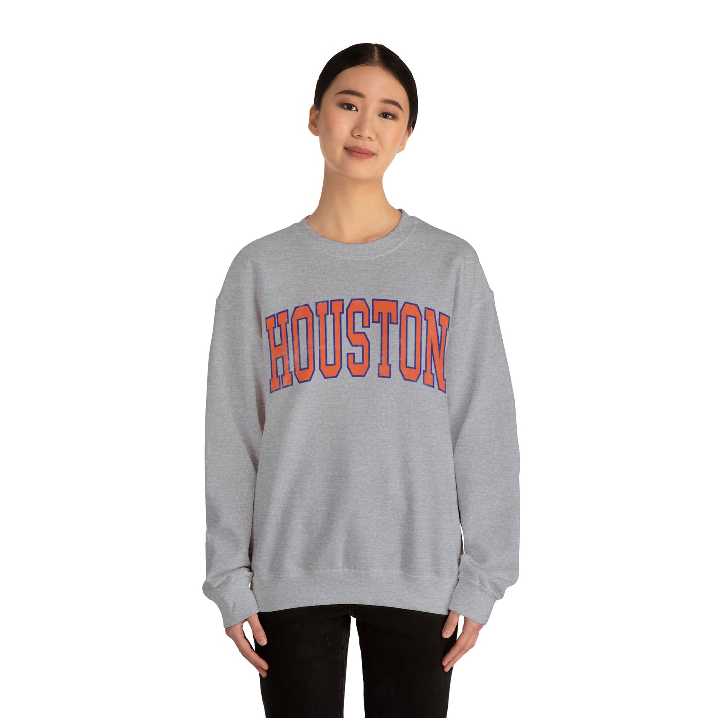 Vintage Collegiate Houston Baseball Sweatshirt