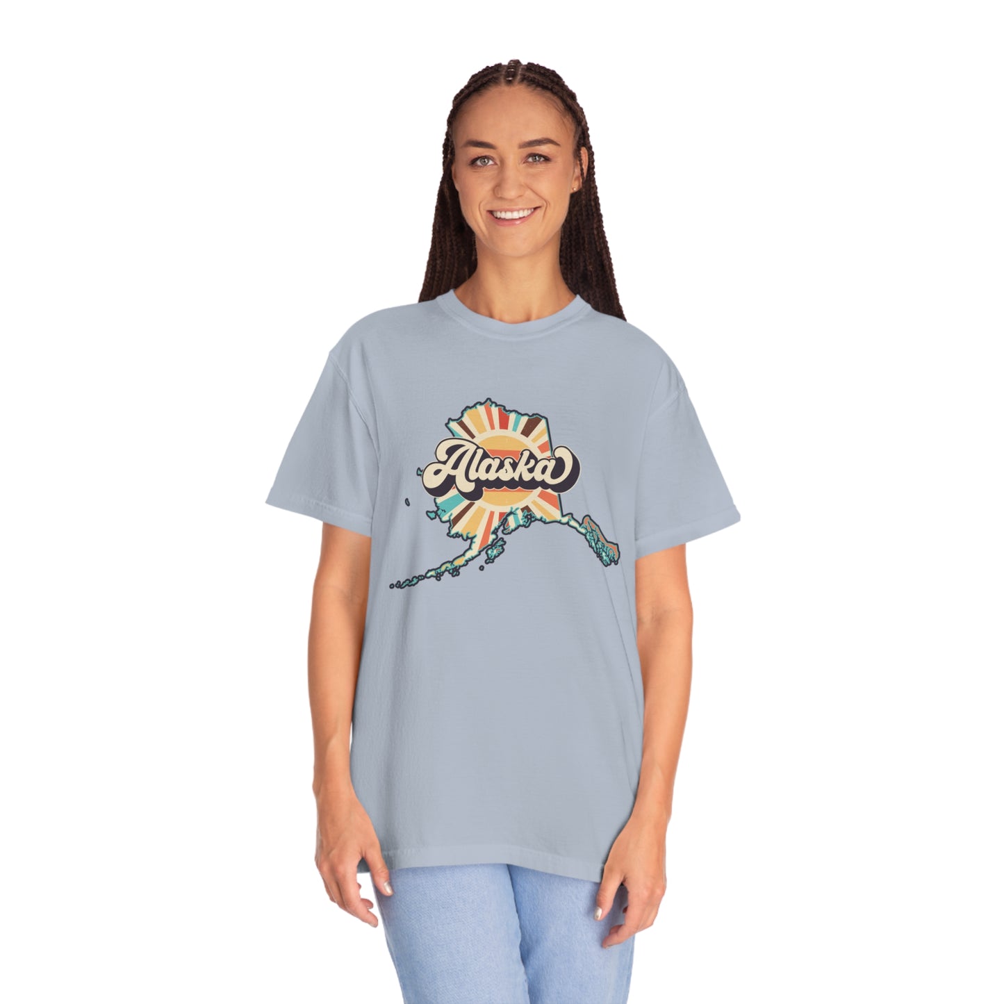 Retro Boho Alaska T Shirt (Comfort Colors)