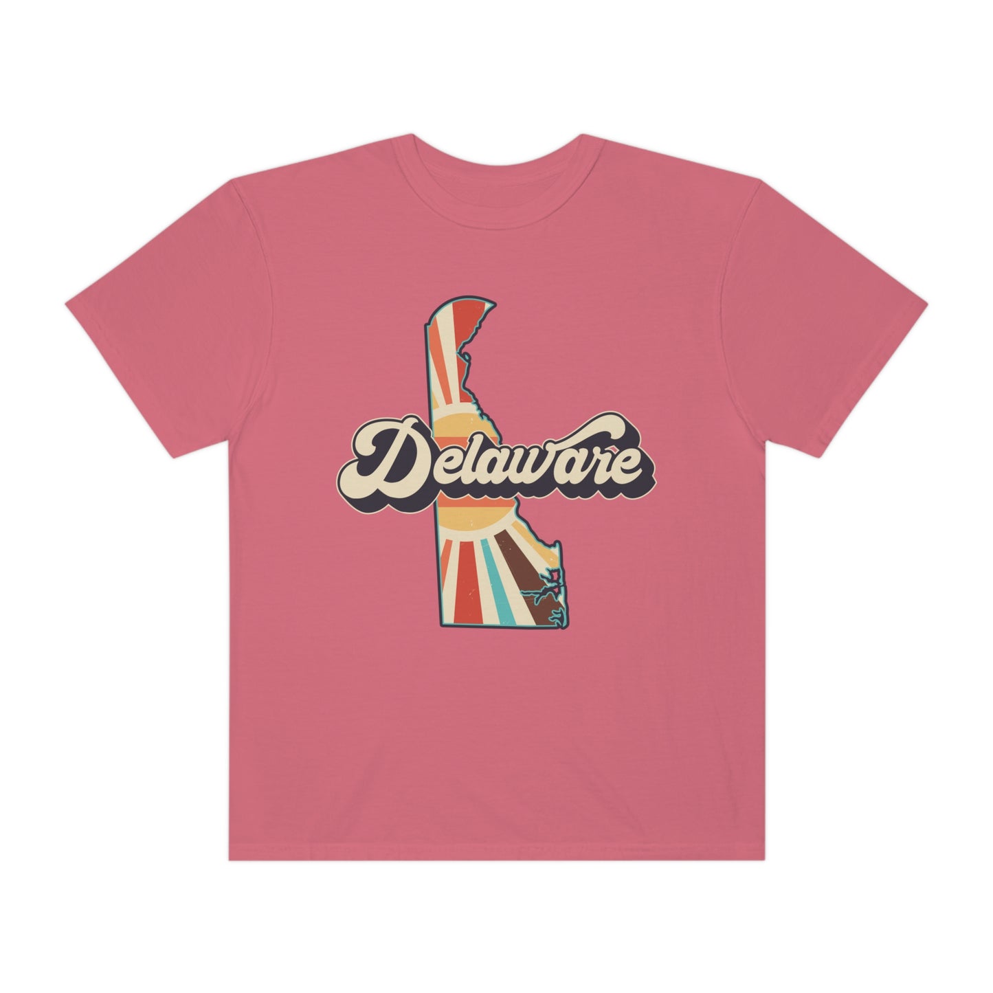 Retro Boho Delaware T Shirt (Comfort Colors)