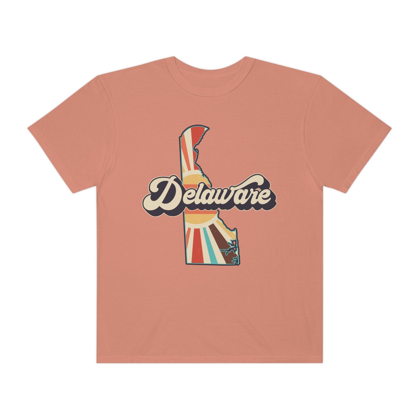 Retro Boho Delaware T Shirt (Comfort Colors)