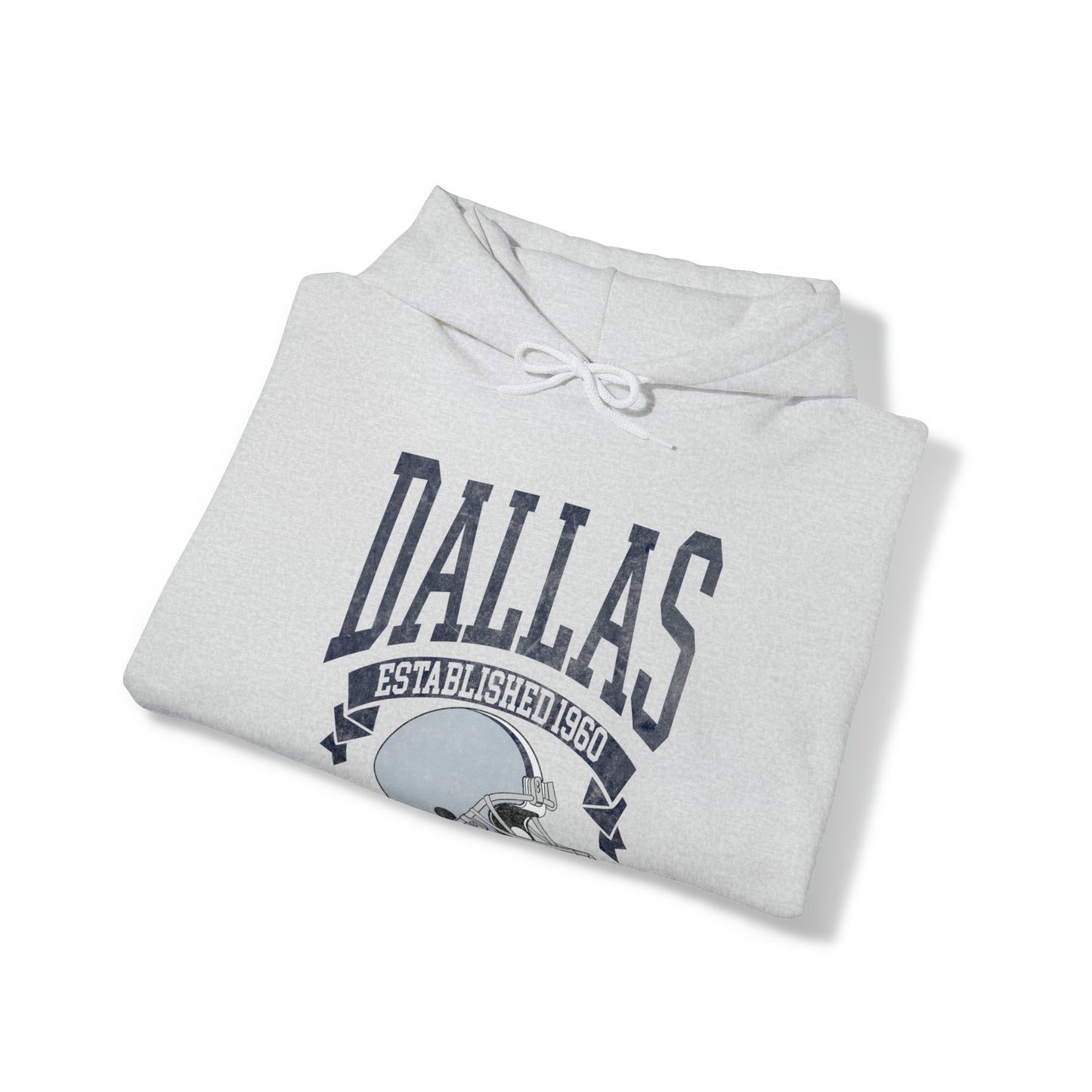 Vintage Dallas Football Hooded Sweatshirt