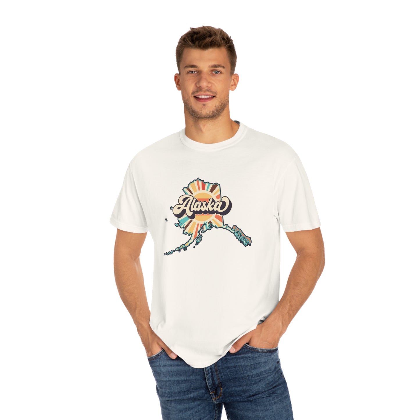 Retro Boho Alaska T Shirt (Comfort Colors)