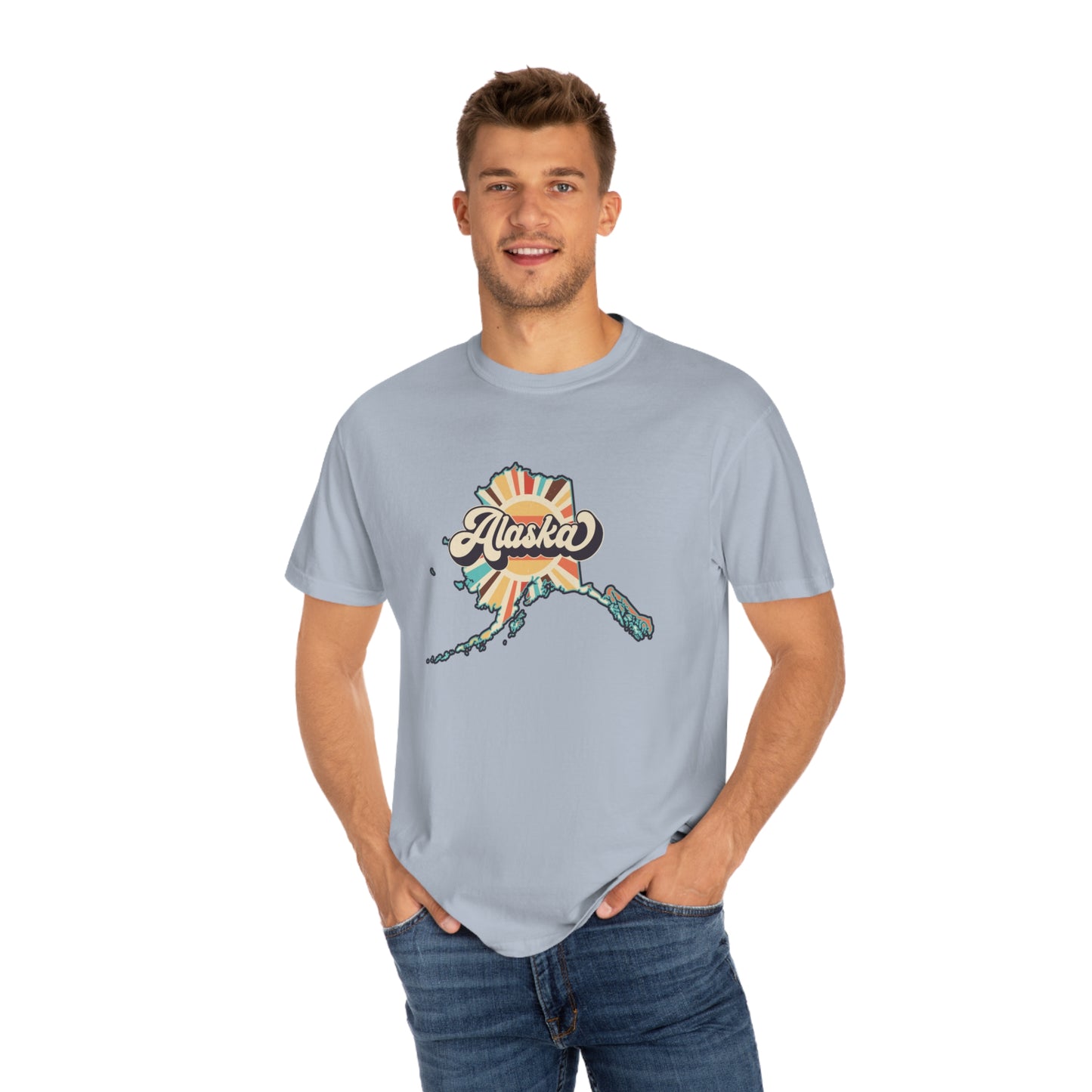 Retro Boho Alaska T Shirt (Comfort Colors)