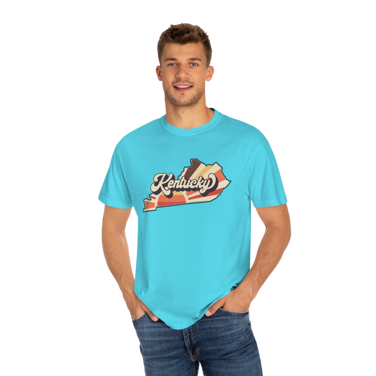 Retro Boho Kentucky T Shirt (Comfort Colors)