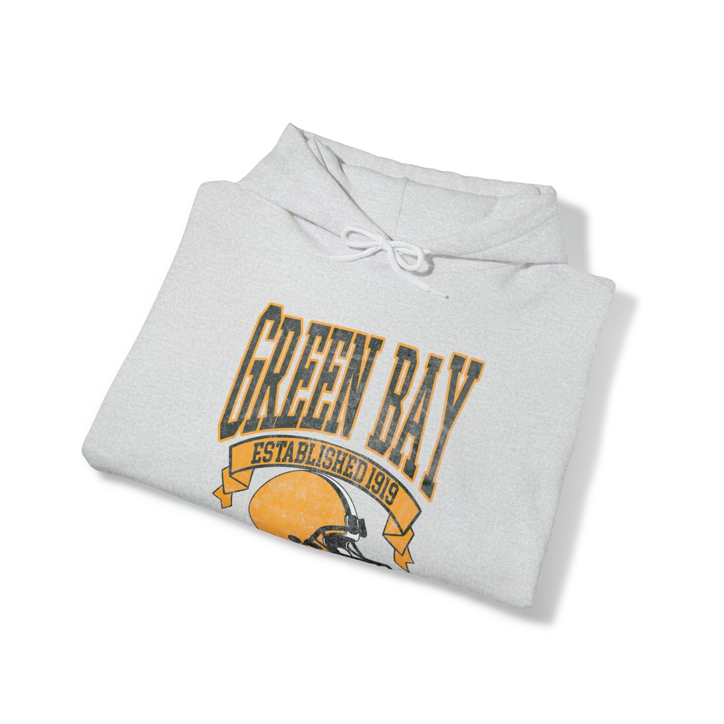 Vintage Green Bay Football Hooded Sweatshirt