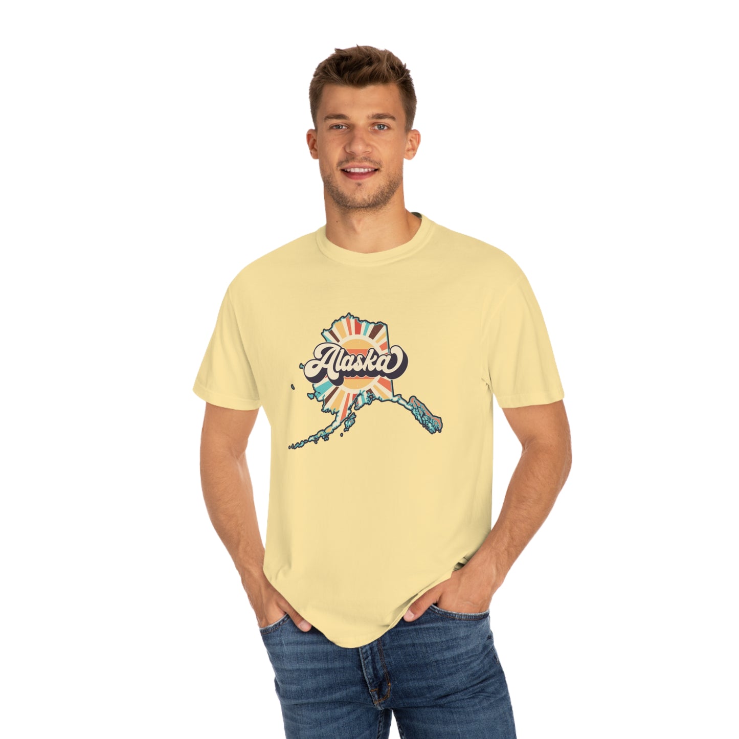 Retro Boho Alaska T Shirt (Comfort Colors)