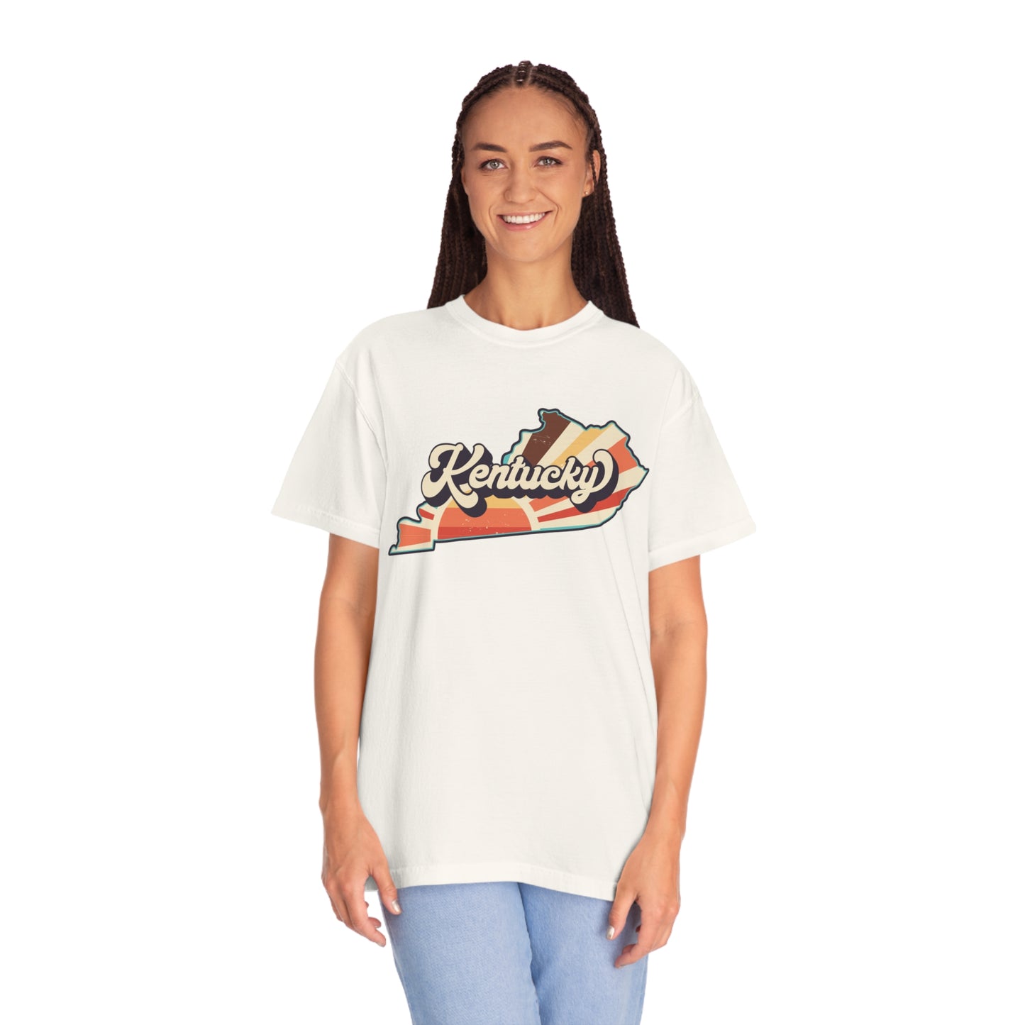 Retro Boho Kentucky T Shirt (Comfort Colors)