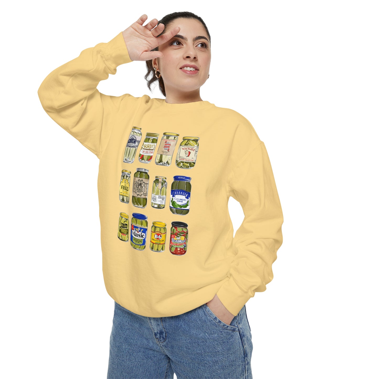 Vintage Pickle Jar Sweatshirt (Comfort Colors)