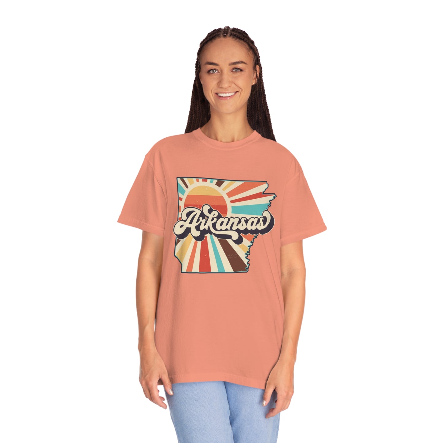 Retro Boho Arkansas T Shirt (Comfort Colors)