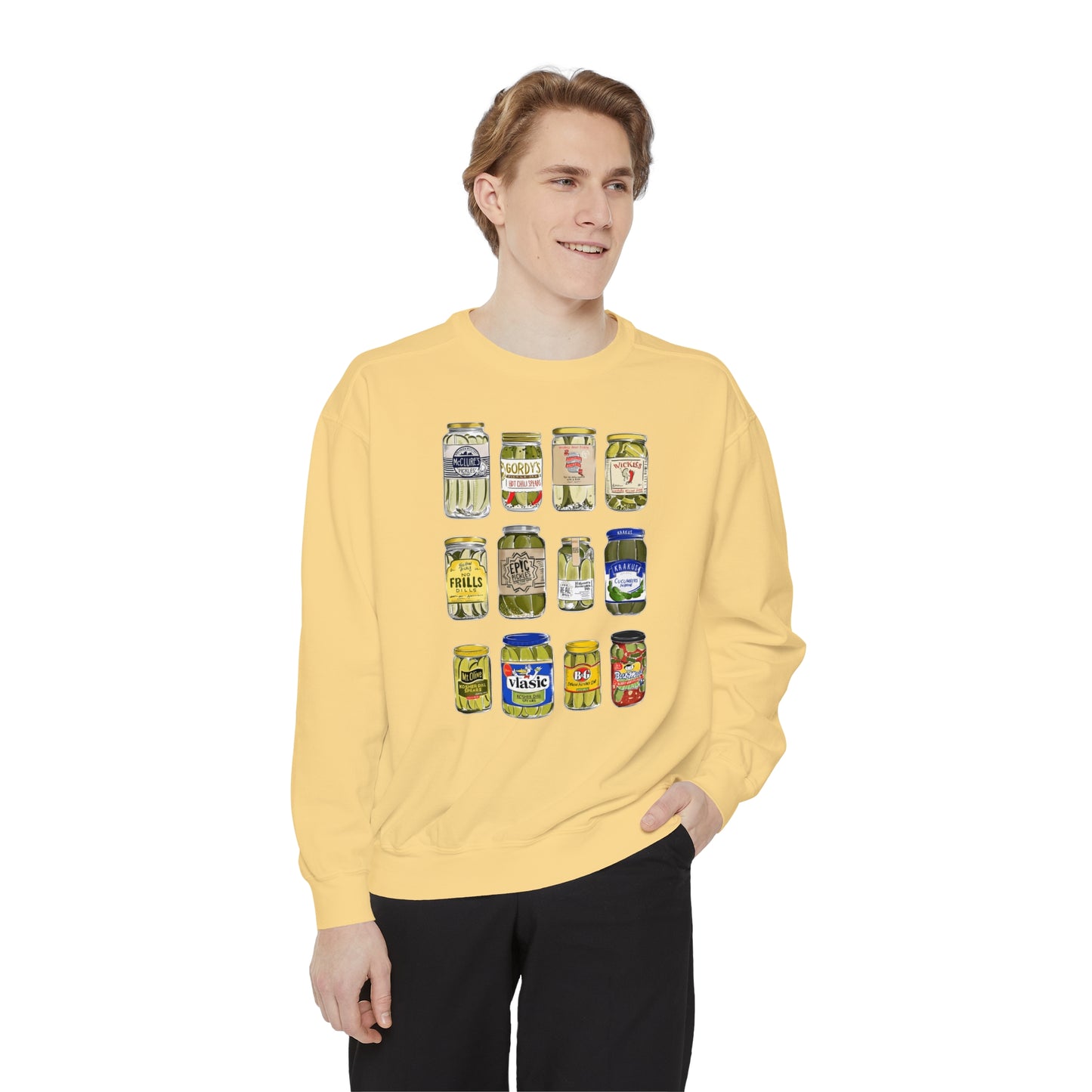 Vintage Pickle Jar Sweatshirt (Comfort Colors)