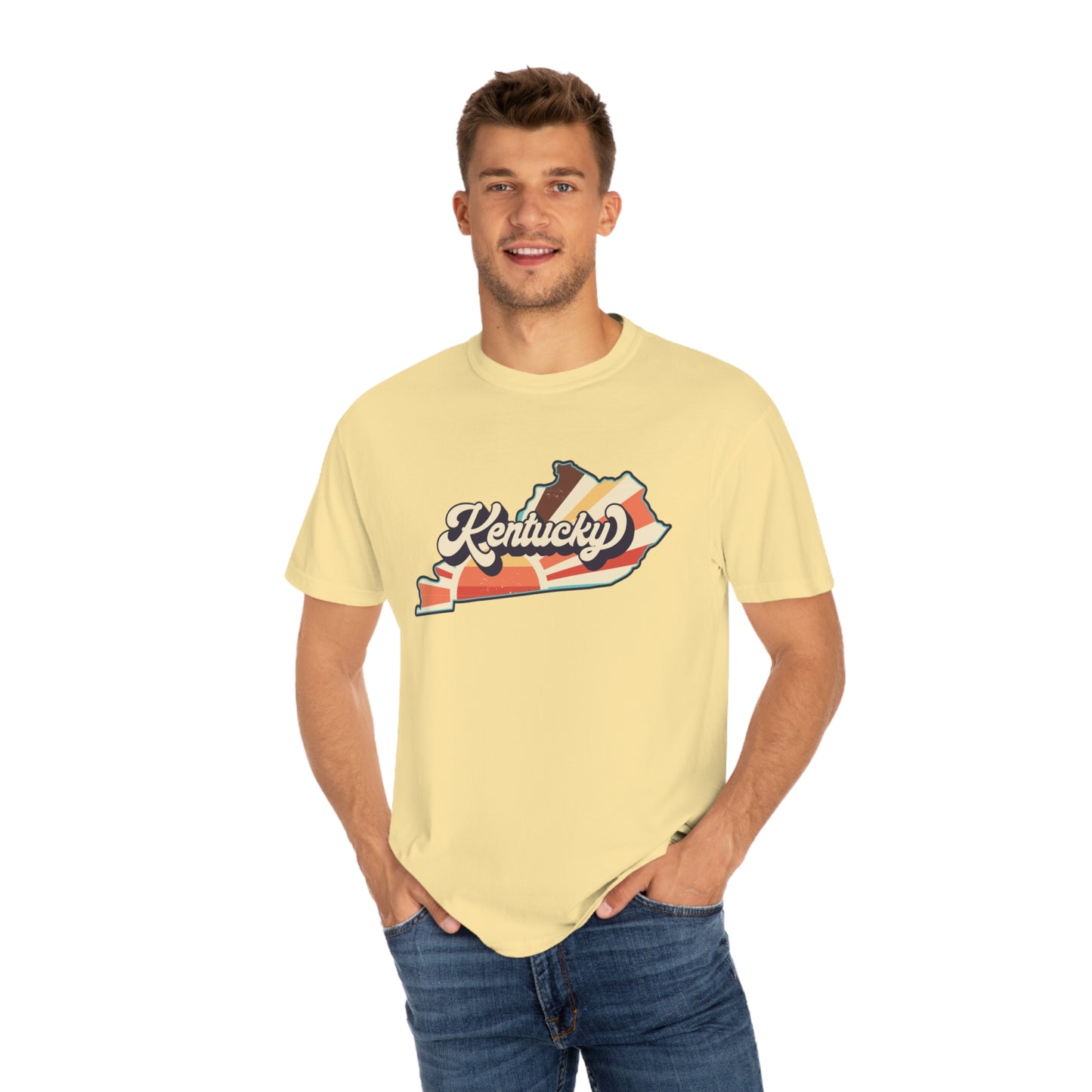 Retro Boho Kentucky T Shirt (Comfort Colors)