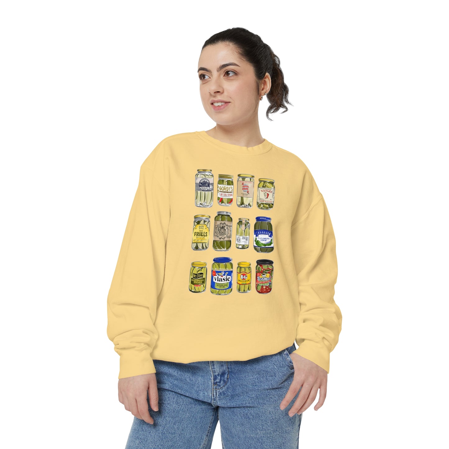 Vintage Pickle Jar Sweatshirt (Comfort Colors)