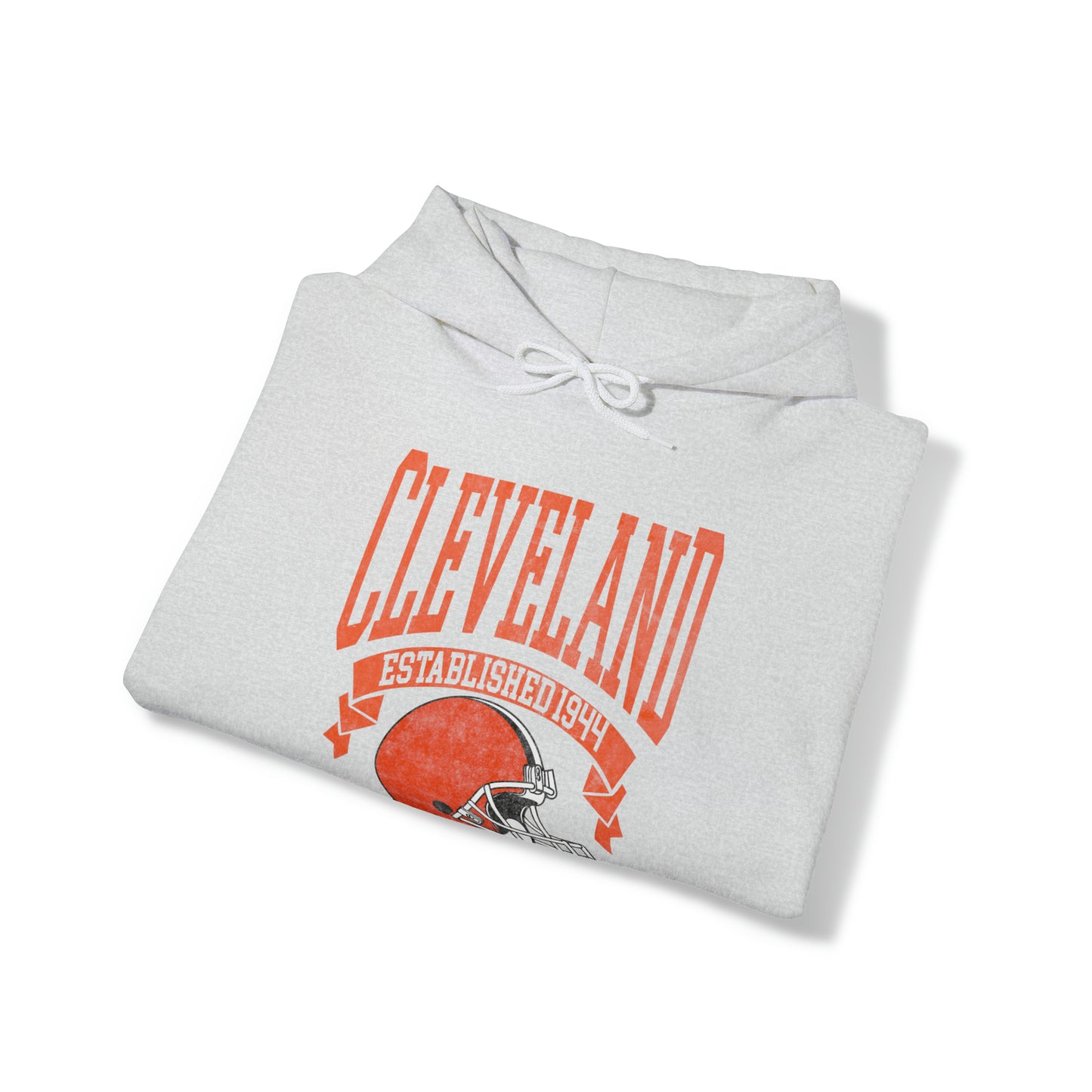 Vintage Cleveland Football Hooded Sweatshirt