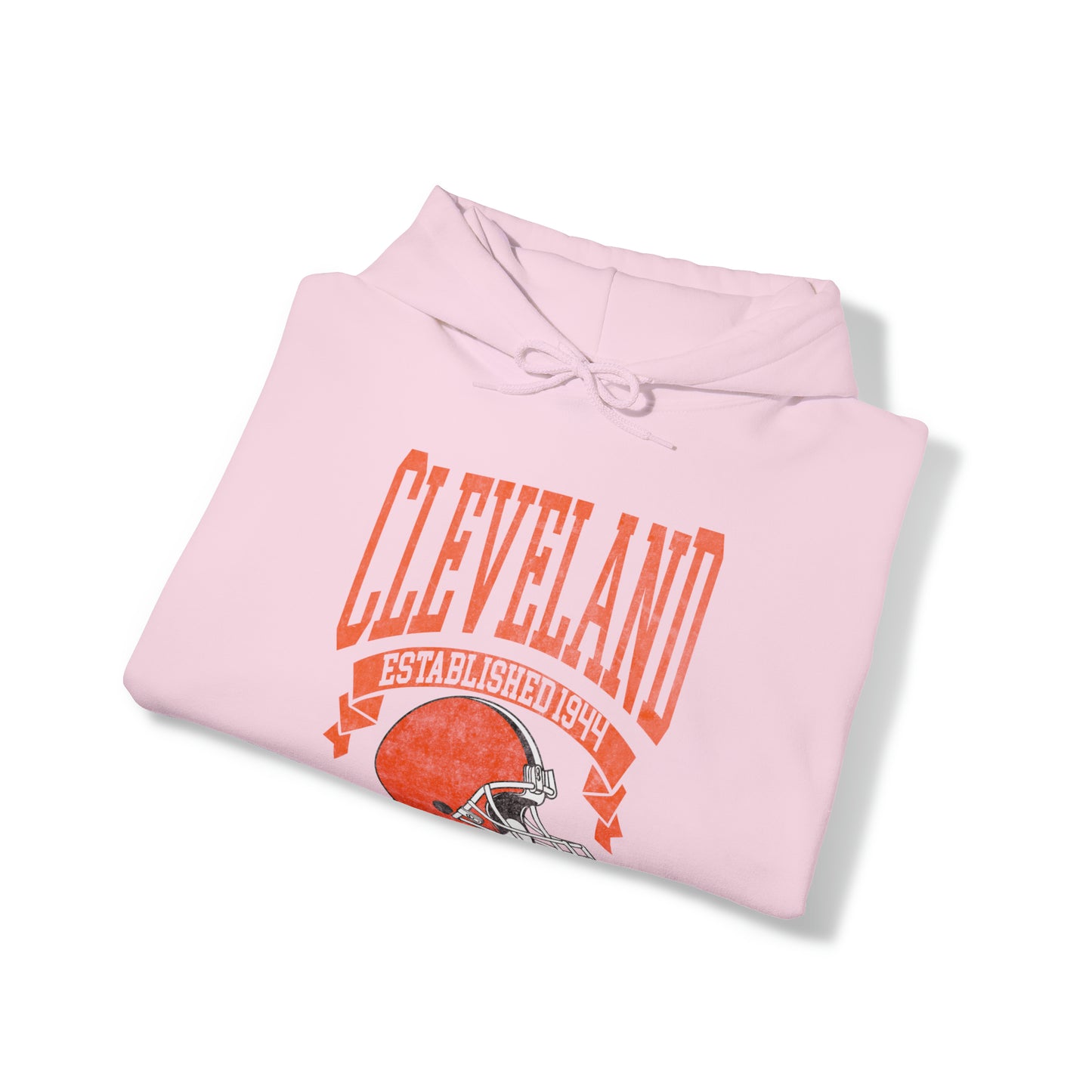 Vintage Cleveland Football Hooded Sweatshirt