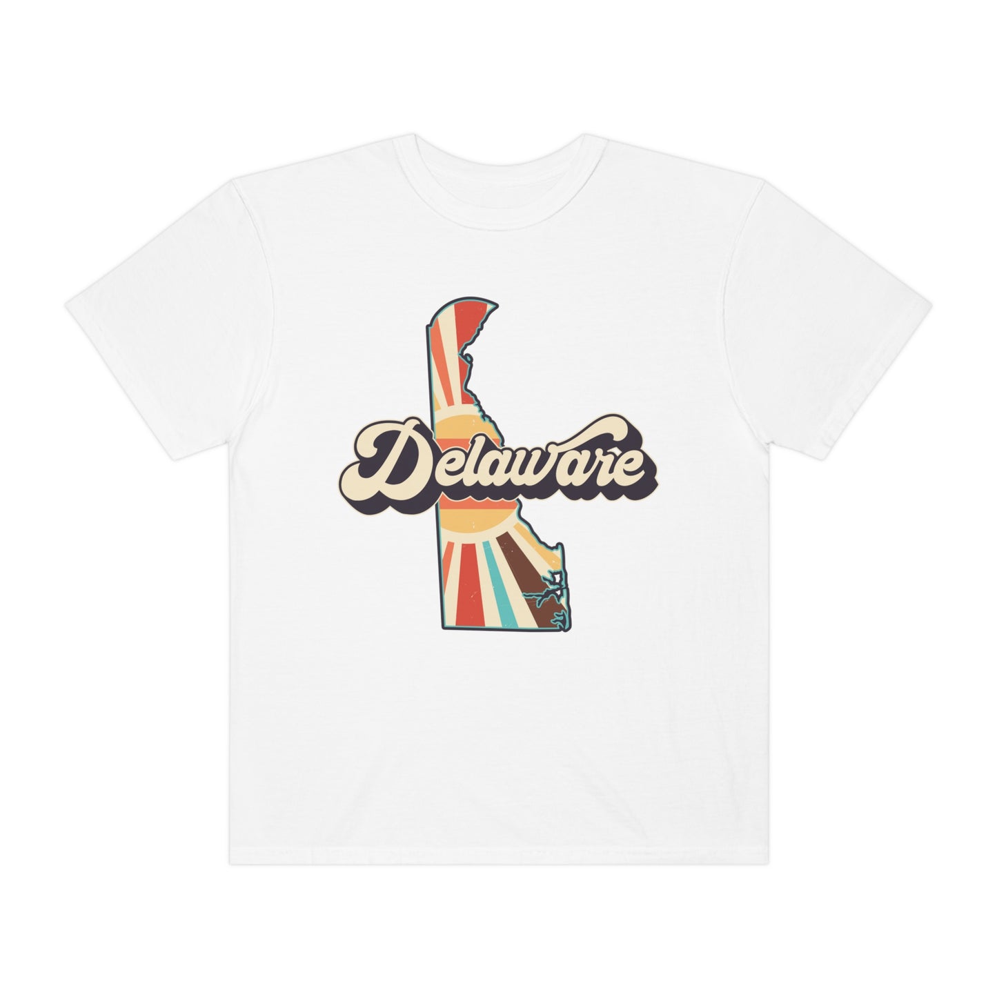 Retro Boho Delaware T Shirt (Comfort Colors)