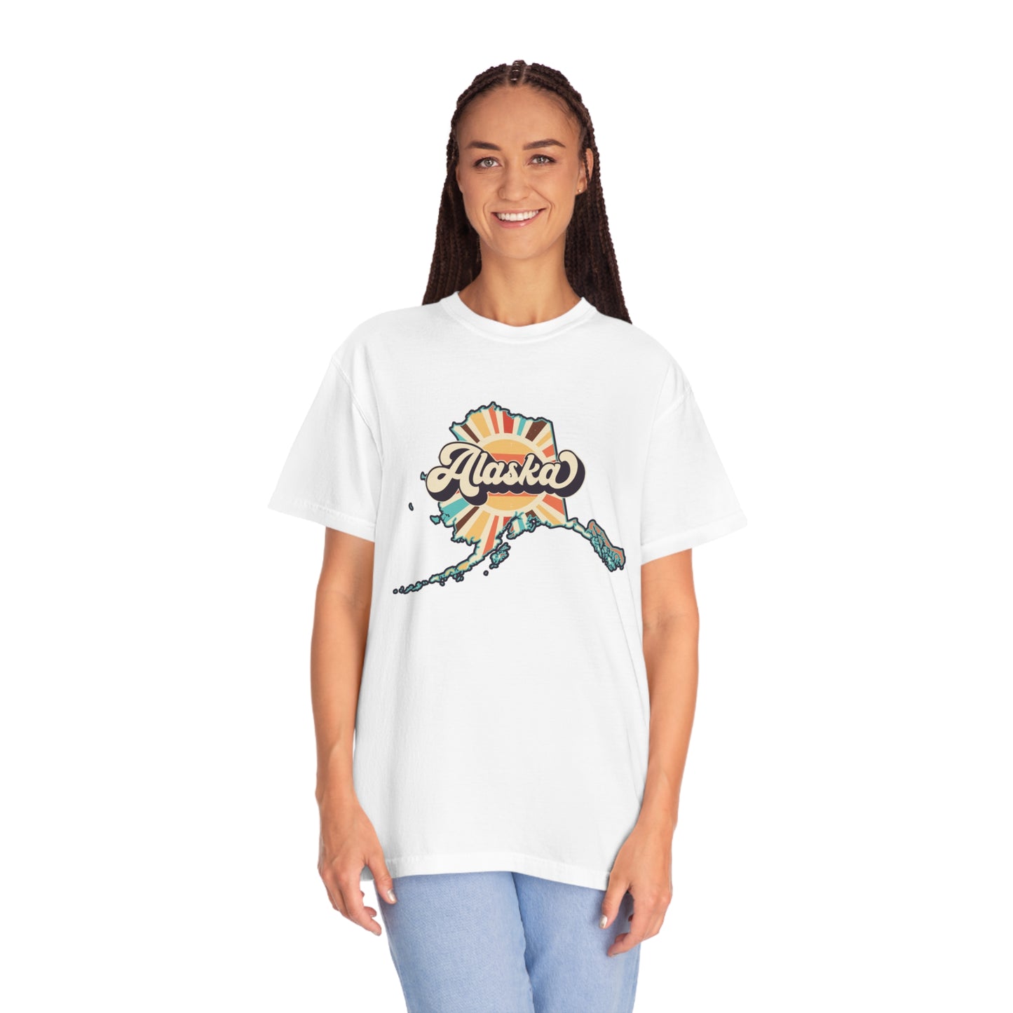 Retro Boho Alaska T Shirt (Comfort Colors)