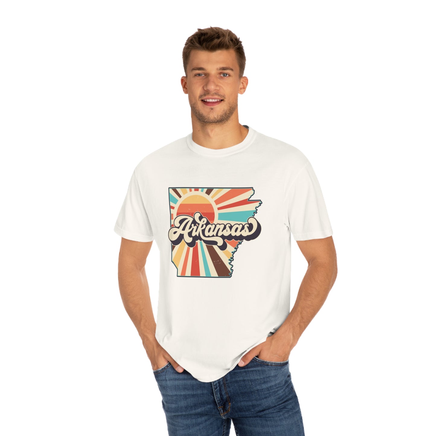 Retro Boho Arkansas T Shirt (Comfort Colors)