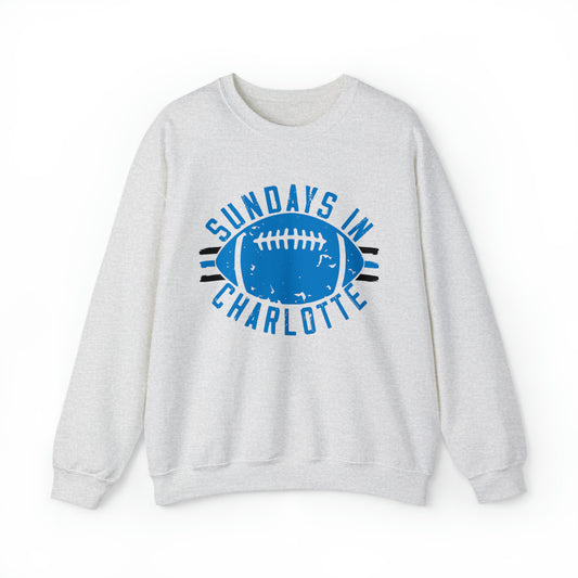 Sundays In Charlotte Football Sweatshirt