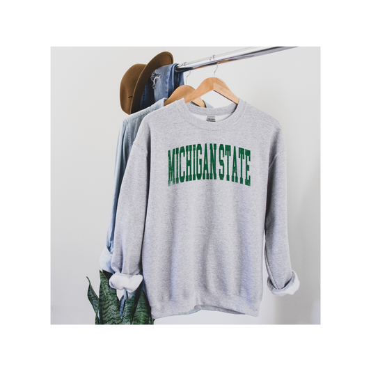 College Retro Sweatshirt Michigan State