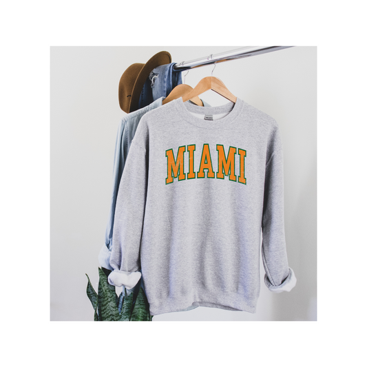 College Retro Sweatshirt Miami