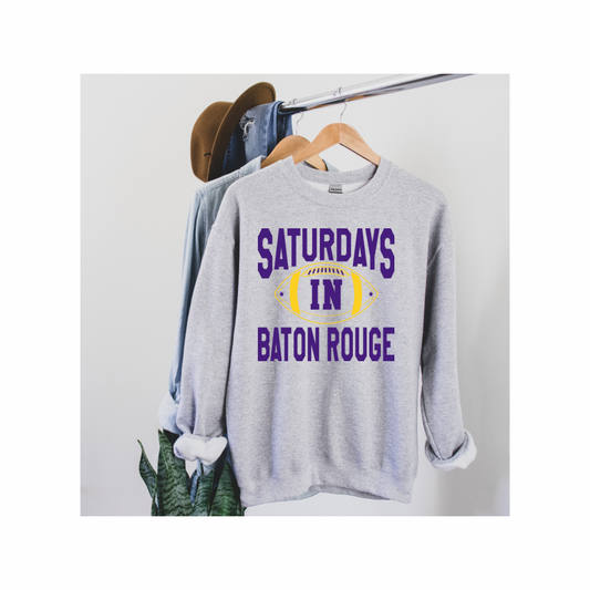 College Sweatshirt Saturdays in Baton Rouge (LSU)