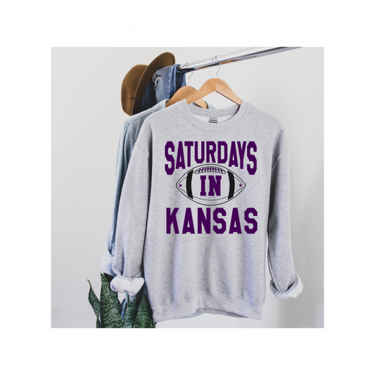 College Sweatshirt Saturdays in Kansas (Kansas St.)