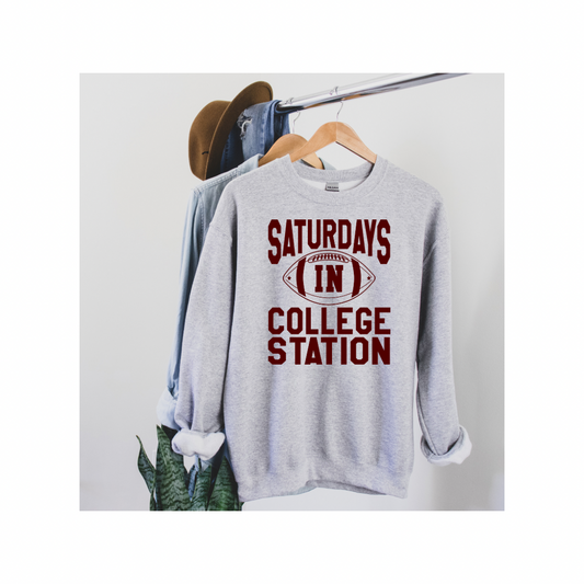 College Sweatshirt Saturdays in College Station (Texas A&M)