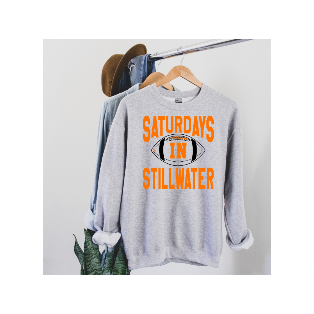 College Sweatshirt Saturdays in Stillwater (Oklahoma St.)