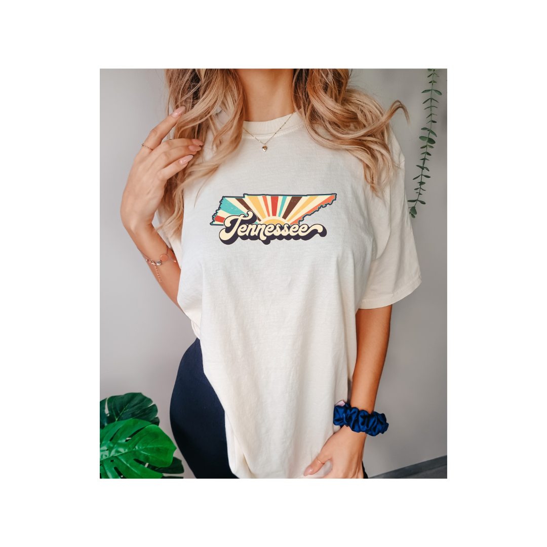 Retro Boho Tennessee T Shirt (Comfort Colors)